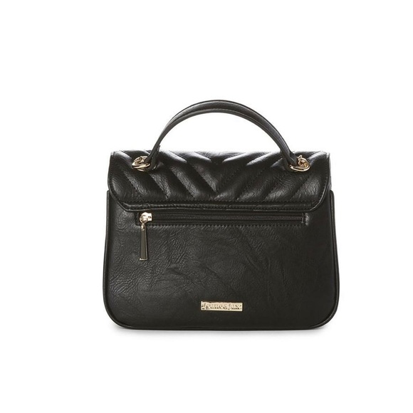 Jeane & Jax Black Vegan Leather Quilted bag - Picture 6 of 6